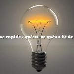 Réponse rapide : qu’est-ce qu’un lit de maïs ?
